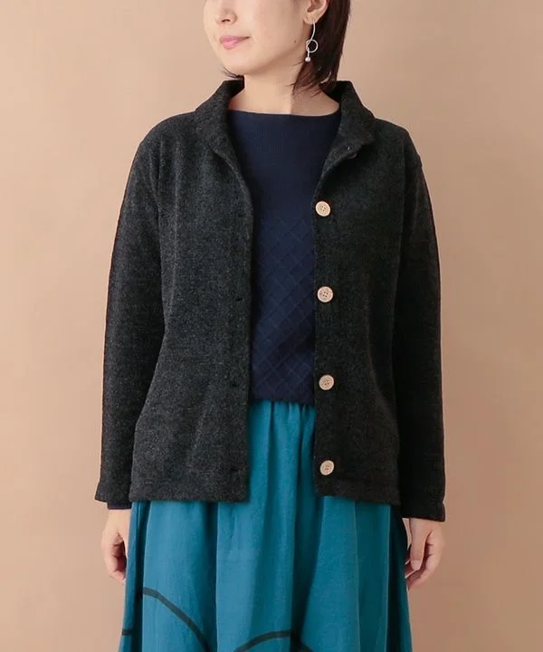 Mixed Mole Knit Cardigan 24W421 Oversized Loose Flowy