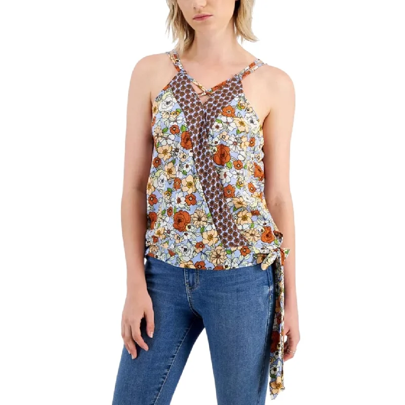 CRAVE FAME - Surplice-Neck Sleeveless Tank Top lounge tank top