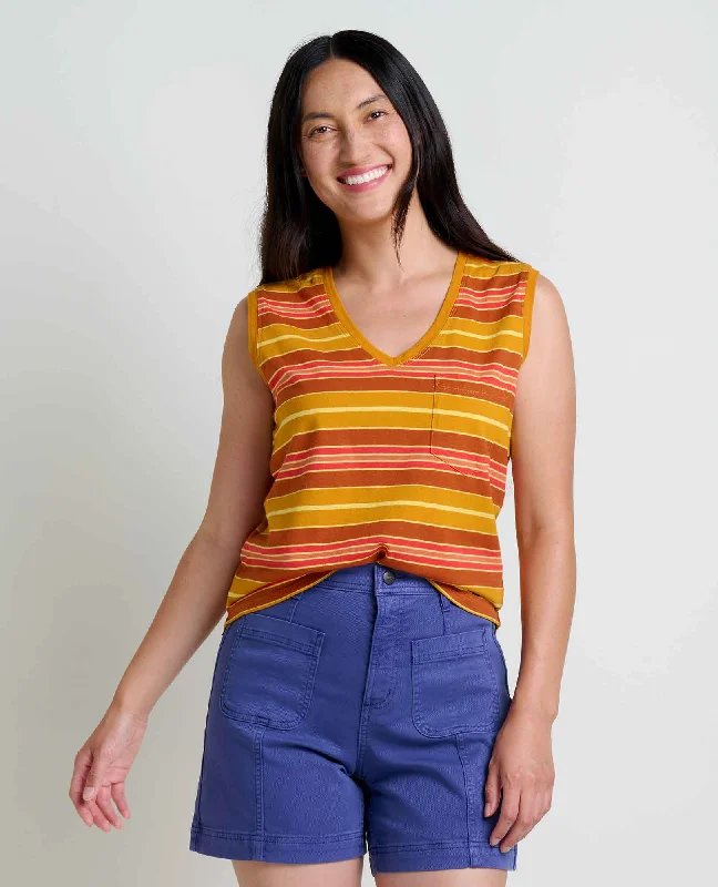 Grom V-Neck Tank crew neck tank