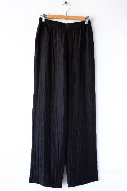 Silk Straight Leg Pant Fashionable Jogger Pants