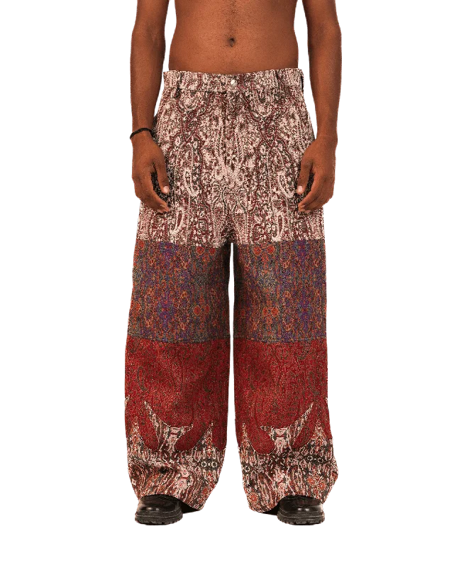 "HERITAGE" WOVEN PANTS Cozy Jogger Leggings