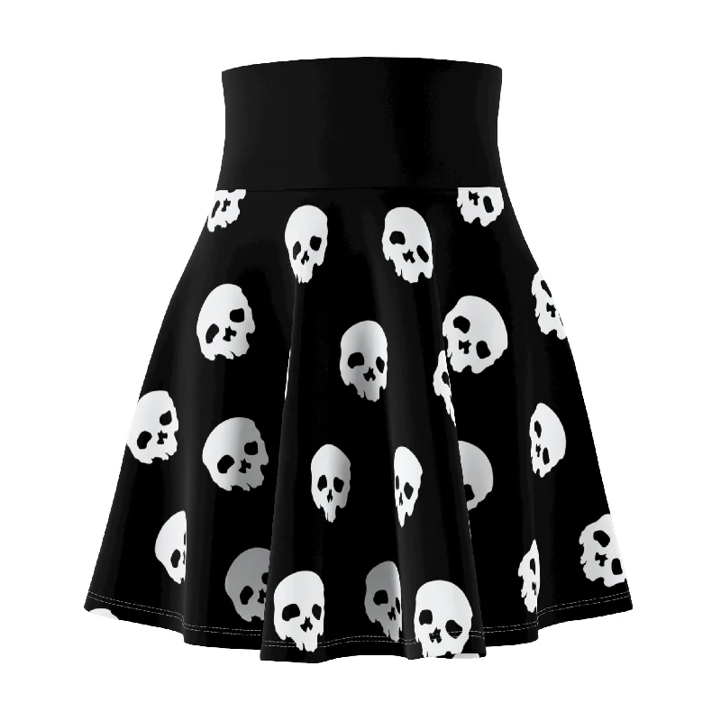 Flowy Skull Skirt velvet skirt sumptuous