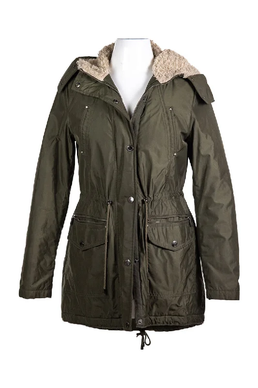 Laundry by Shelli Segal Jacket A-Line Jacket Boat Neck Shawl Collar