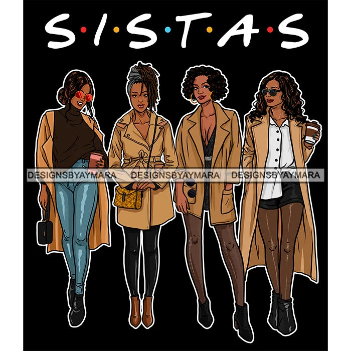 Sassy Sista's Sisters Stepping Out In Trench Coats Jackets SVG JPG PNG Vector Clipart Cricut Silhouette Cut Cutting1 A-Line Jacket Boat Neck Shawl Collar Sassy Sista's Sisters Stepping Out In Trench Coats Jackets SVG JPG PNG Vector Clipart Cricut Silhouette Cut Cutting1 A-Line Jacket Boat Neck Shawl Collar