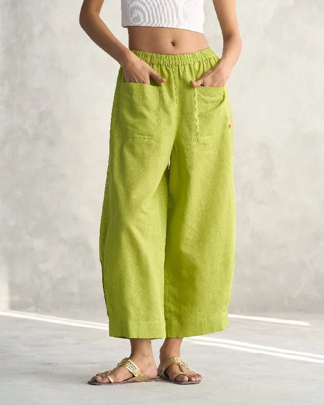 Serene Pants - Lime Classic Chino Pants
