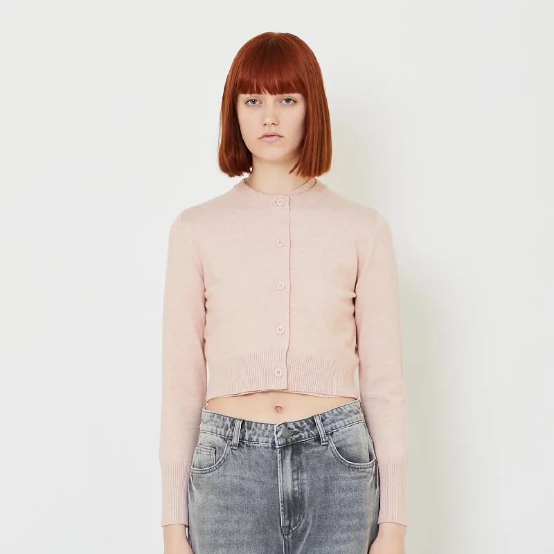 Women Cardigan - Pink - SW2407082B Spandex Rayon Corduroy