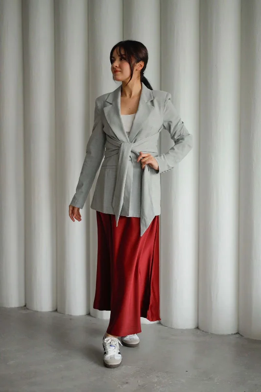 Satin skirt MST 3716 maxi skirt elegant