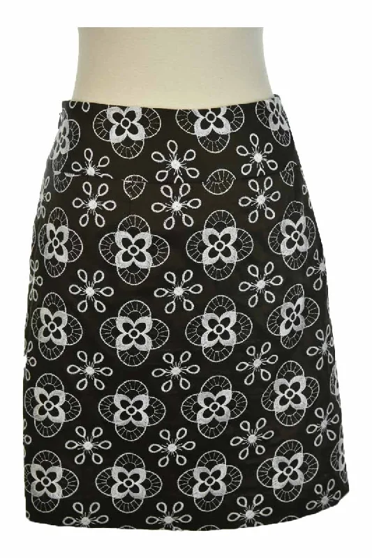 Ann Taylor Loft Skirt linen skirt airy