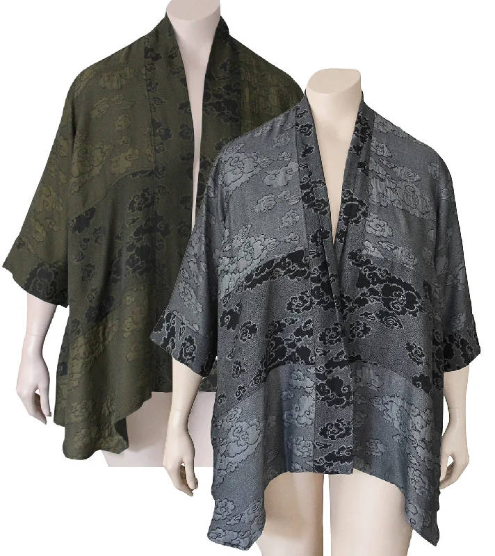 Dressori Cloud Silk Kimono Jacket Wool Jacket Cashmere Jacket Tweed Jacket