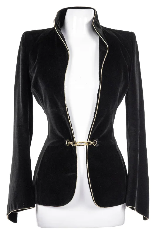 Lloyd Klein Jacket Front Pockets Side Pockets Patch Pockets