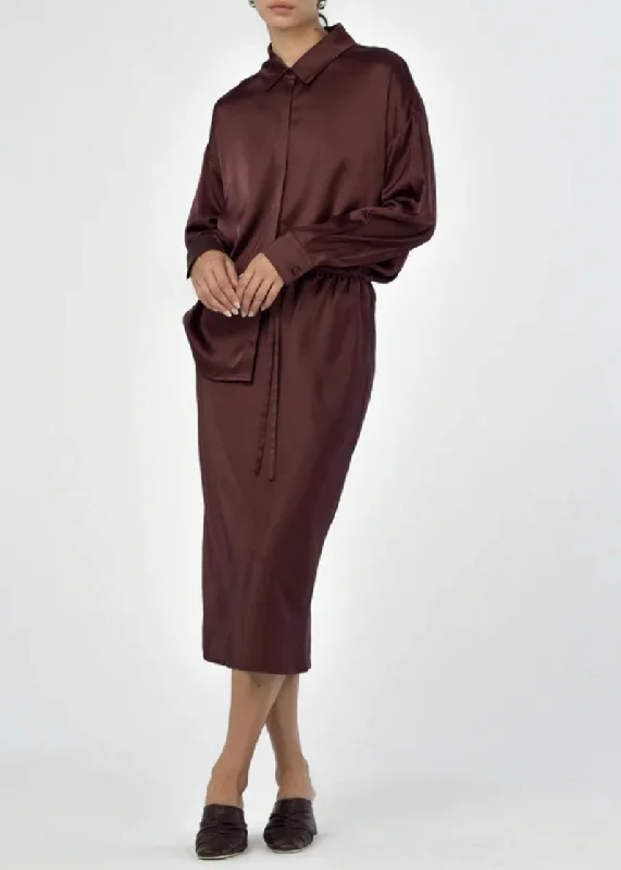 Kiana Slip Skirt wrap skirt elegant