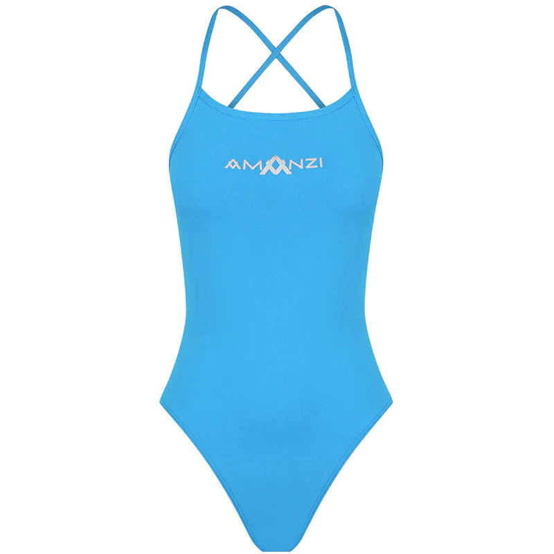 AMANZI Girls Tie-Back Swimsuit - Atoll High-Waist Bikini Set