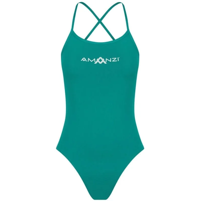 AMANZI Girls Tie-Back Swimsuit - Capri Swim Skirt Set