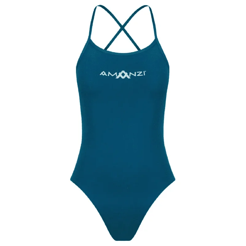 AMANZI Girls Tie-Back Swimsuit - Neptune Push-Up Bikini Top