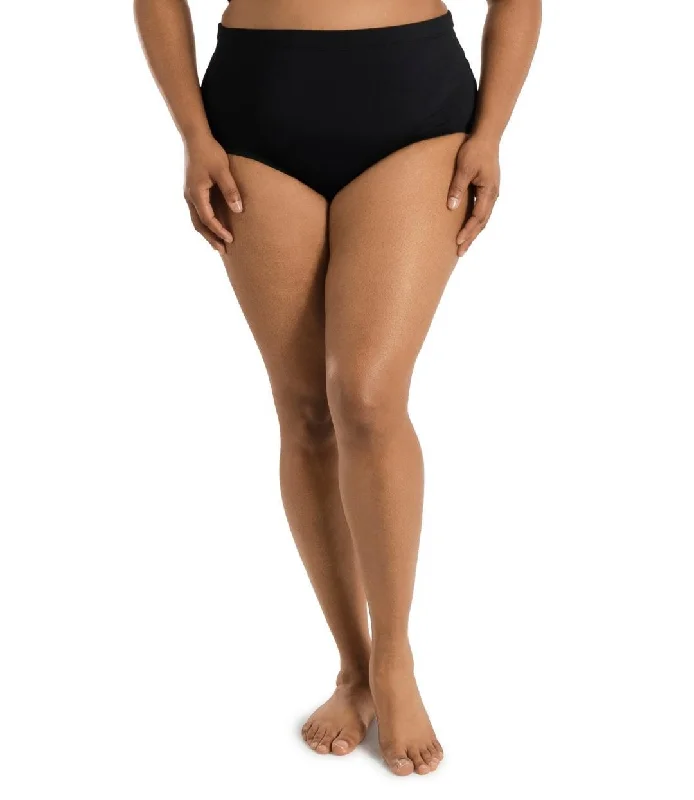 AquaSport Swim Brief Black Beach Ready Swimsuit