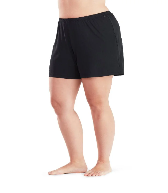 AquaSport Swim Short with Brief Strap Bikini Set