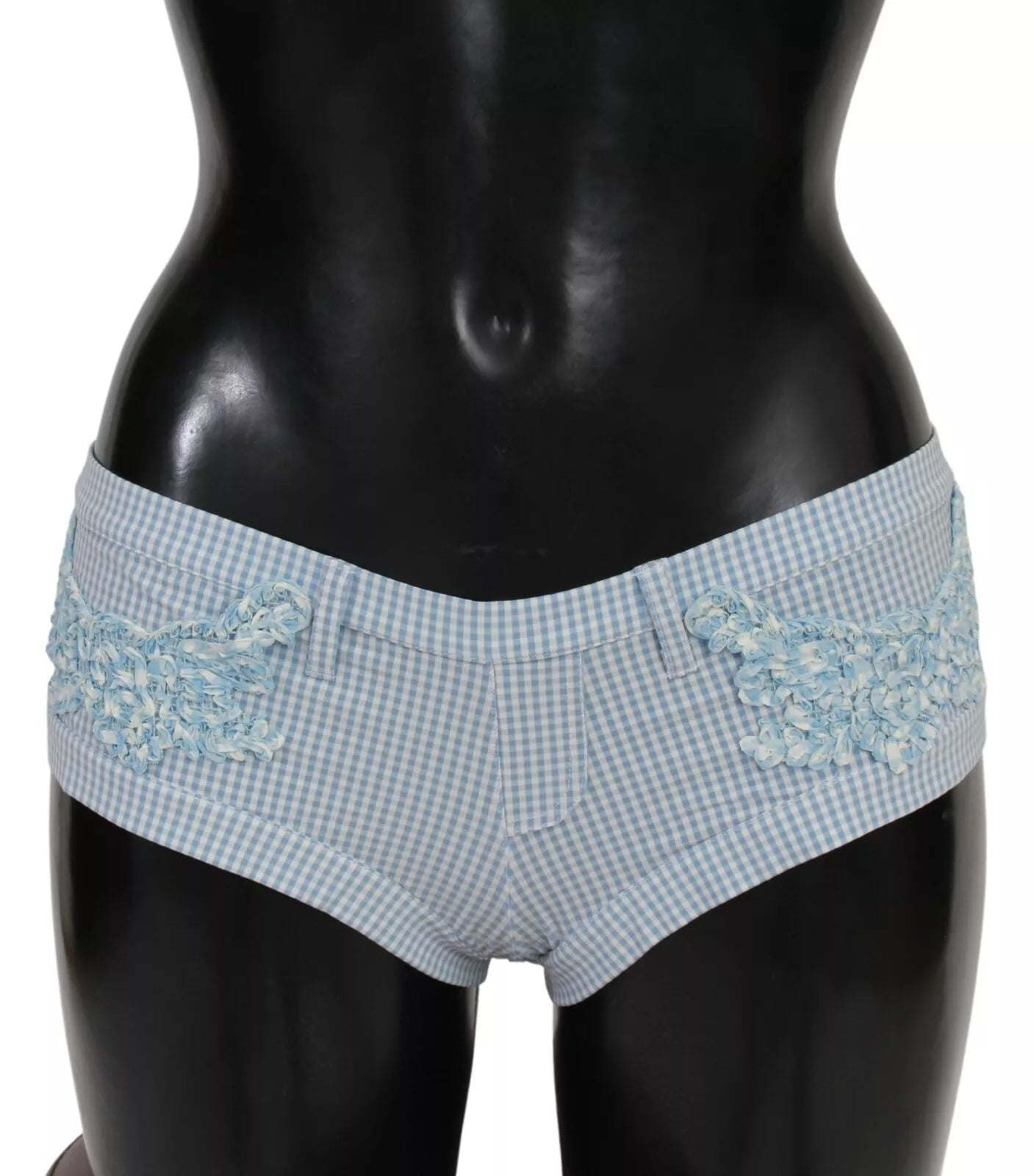 Ermanno Scervino Blue Beachwear Bottoms Swimsuit Shorts Bold High-Cut Bikini