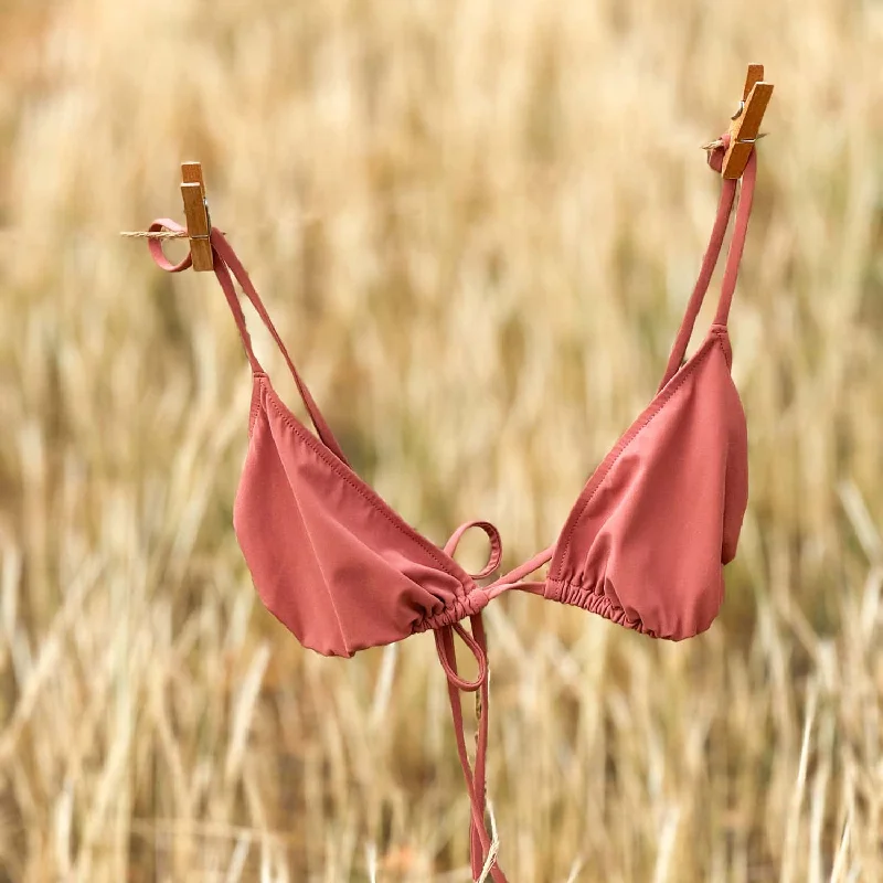 Mary Swimsuit Top - Women - SE Sensitive Elastane - S042 Baobab Rose Plunge Neckline Swimsuit Mary Swimsuit Top - Women - SE Sensitive Elastane - S042 Baobab Rose Plunge Neckline Swimsuit