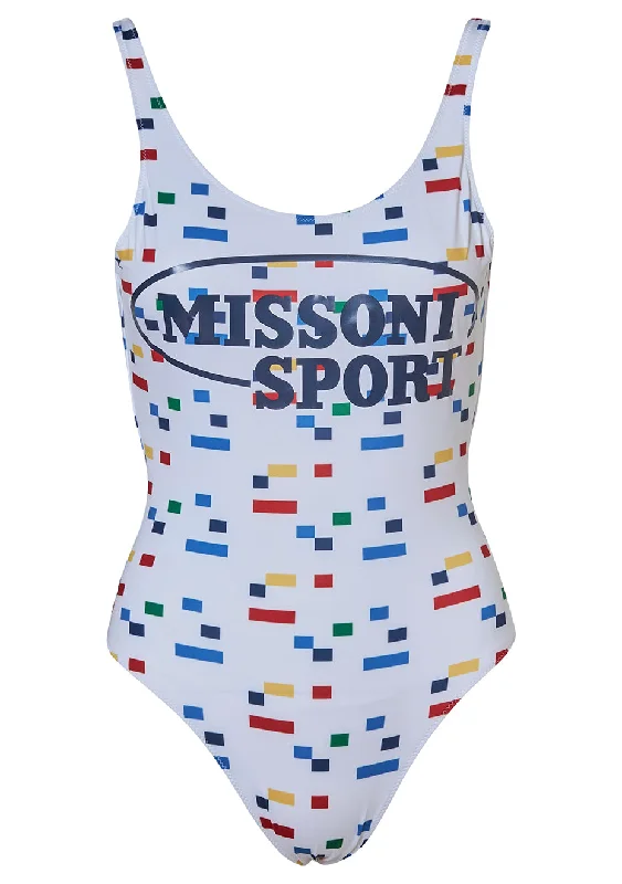 Missoni sport logo swimsuit High-Waisted Swimwear