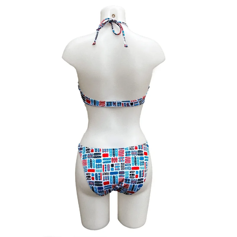 Mod Swim Mambo Bikini Bottom Plunge Back Swimsuit