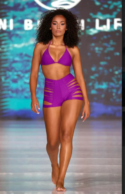 OBL Swimwear Purple Haze Bikini Sexy Cutout Swimsuit