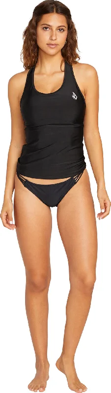 Simply Core Racerback Tankini Top - Women's|-|Haut de tankini à dos nageur Simply Core - Femme Elegant Ruffled Bikini