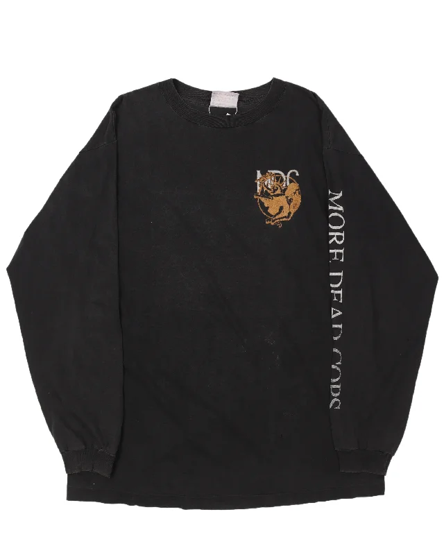 More Dead Cops L/S T-Shirt-- Notch Collar Peter Pan Collar Cowl Neck
