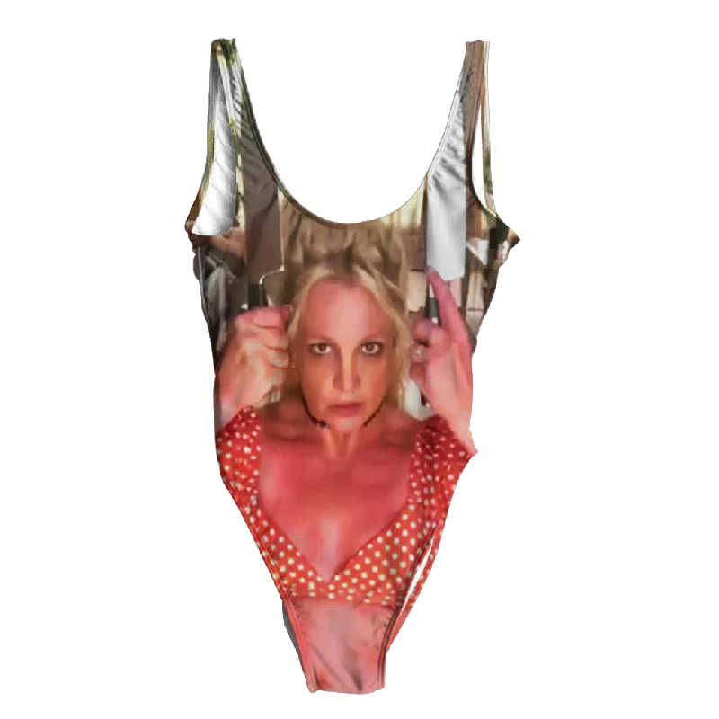 Britney Knives Swimsuit - Regular Strapless Swimsuit Top