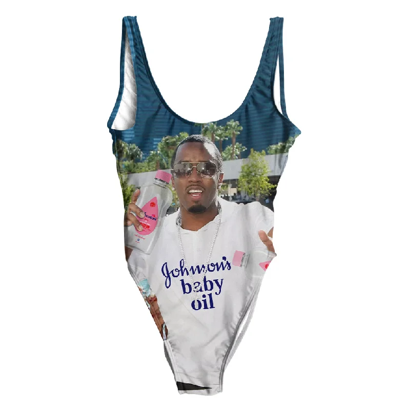 Baby Oil Party Swimsuit - Regular Quick-Dry Swimsuit