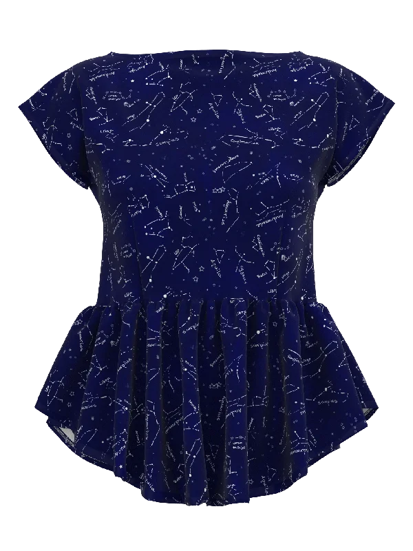 StarryNight shirt-- Real Fur Shearling Chenille