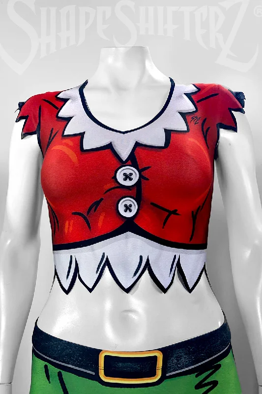 Women's 'ELF SHIRT'-- Jersey Fabric Tulle Fabric Batik Fabric