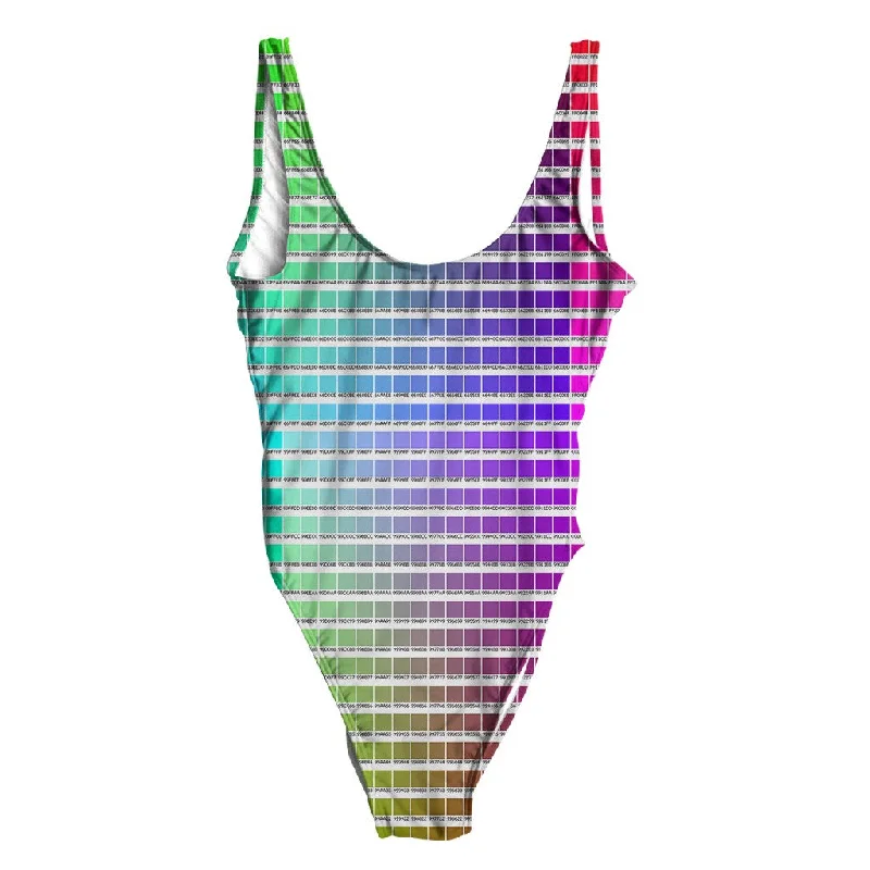 Pantone Swimsuit - Regular Ruched Swimwear Set