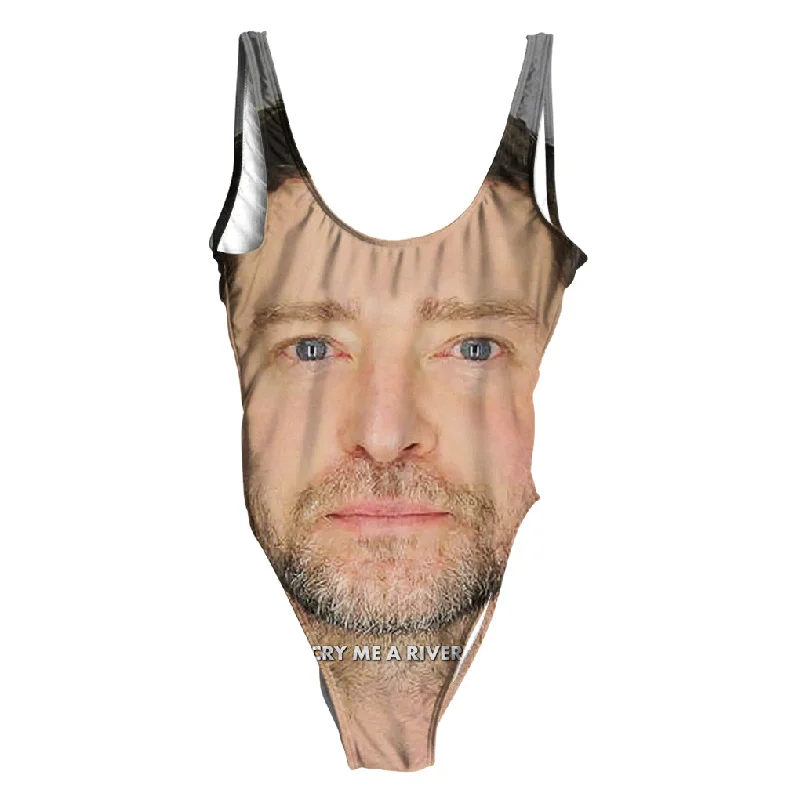 JT Mugshot Swimsuit Regular Solid Color Swimsuit