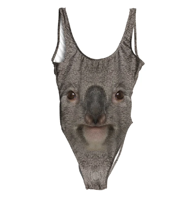 Koala Face Swimsuit - Regular Push-Up Swimsuit Top