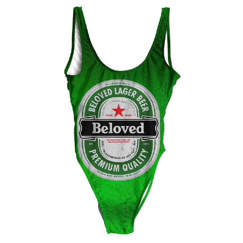 Beloved Lager Beer Swimsuit - Regular Elegant Swimsuit Bottoms