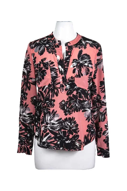 Rebecca Taylor Shirt-- Chenille Blend Fleece Blend Nylon Blend
