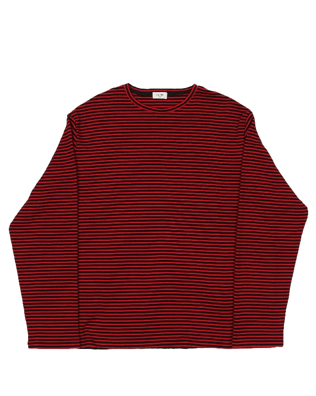 Dancing Kid Striped Long Sleeve Shirt-- Cozy Warm Stylish