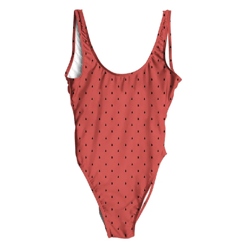 Watermelon Swimsuit - Regular Solid Color Swimsuit