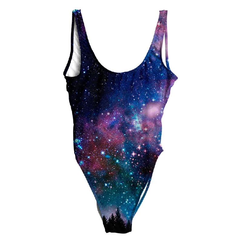 Galaxy Forest Swimsuit - Regular Strapless Swimsuit Top