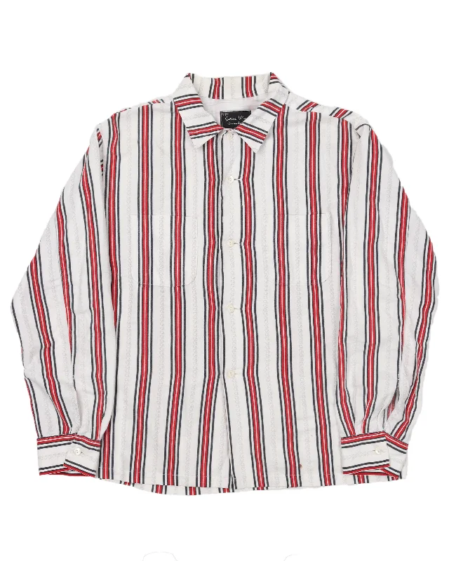 AW03 "Touch Me I'm Sick" Striped Pajama Shirt-- Ribbed T-Shirt High Neck Heavyweight AW03 "Touch Me I'm Sick" Striped Pajama Shirt-- Ribbed T-Shirt High Neck Heavyweight