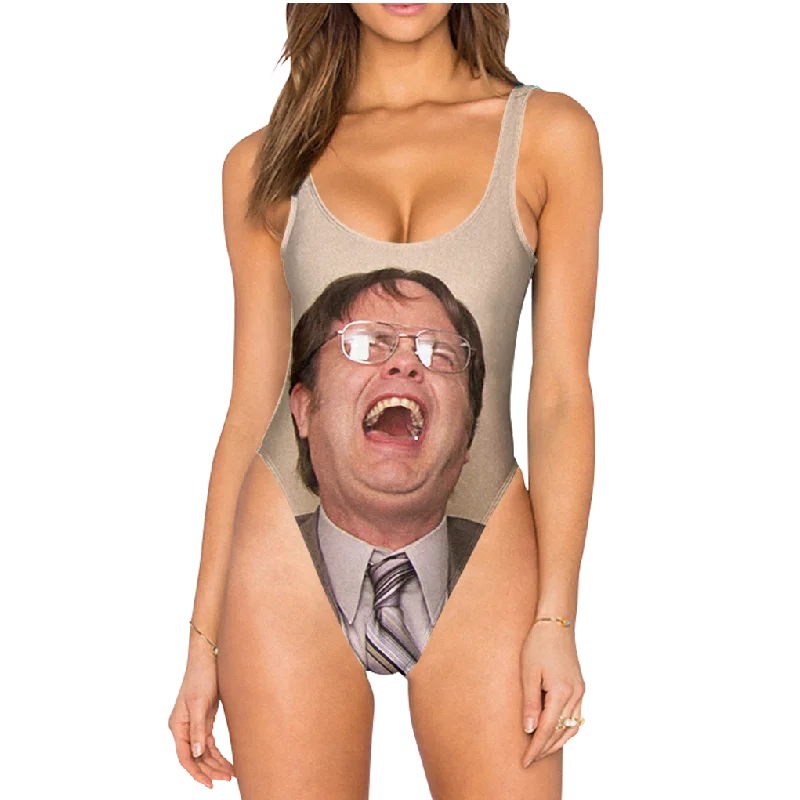 Dwight S Swimsuit- High Legged Elegant Swim Dress