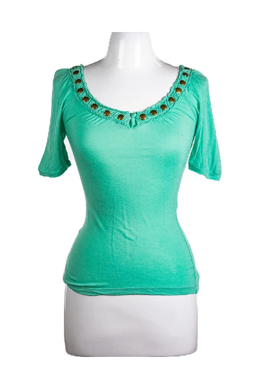 American Rag Cie Shirt-- Zippered Front Buttoned Front Snap Front