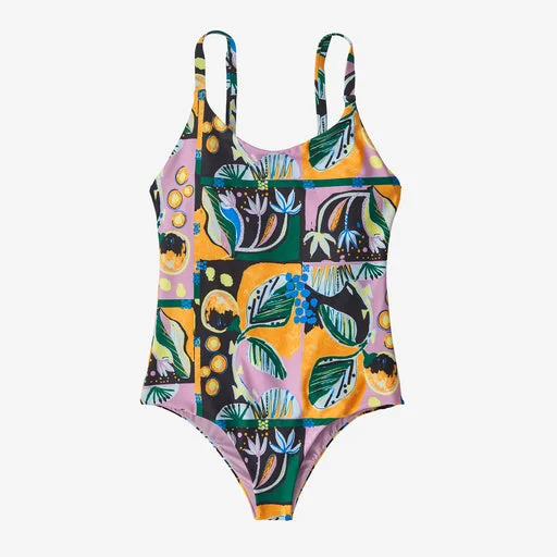 Patagonia Women's Sunny Tide 1pc Swimsuit Ruffled Swimsuit Top