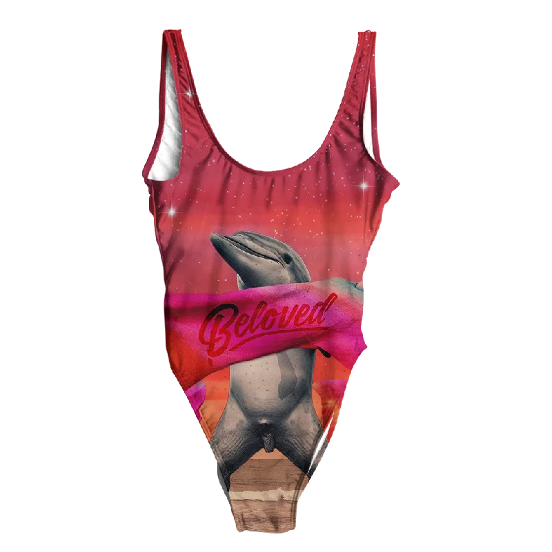 Beloved Dolphins Swimsuit - Regular Plus-Size Bikini Set