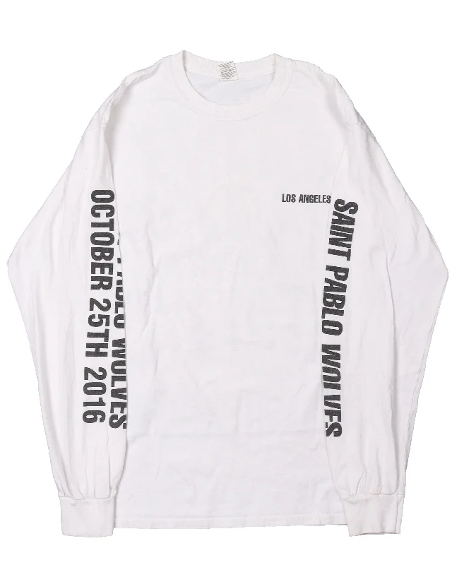 Saint Pablo Tour L/S T-Shirt-- Cozy Warm Stylish