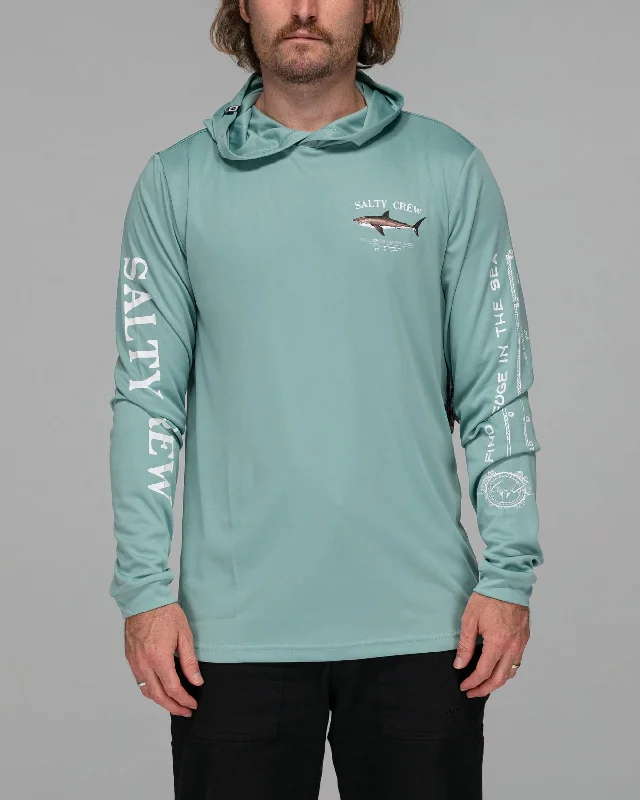 Bruce Hood Sunshirt - Mackerel-- Striped Floral Plaid
