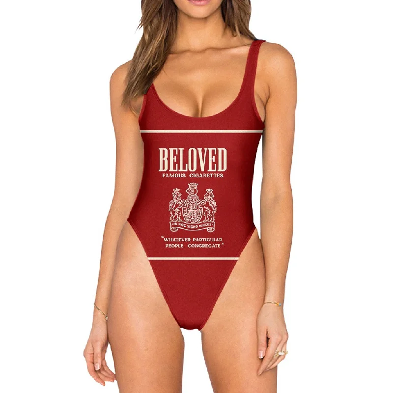 Beloved Pall Swimsuit - High Legged Adjustable Bikini Bottoms