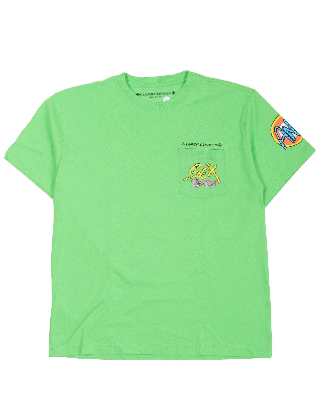 Matty Boy Sex Records T-Shirt-- Collared Crew Neck Turtle Neck
