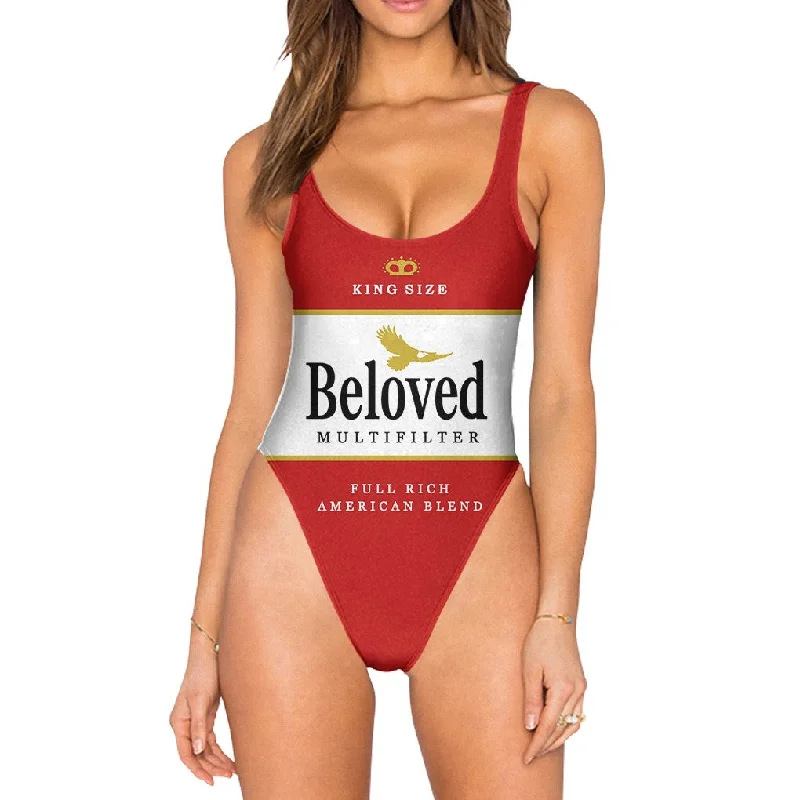 Beloved Multifilter Swimsuit - High Legged Elegant Ruffle Swimsuit