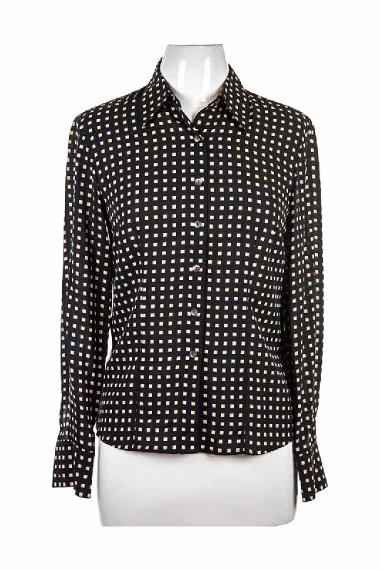 Talbots Button Down Shirt-- Mesh Canvas Denim
